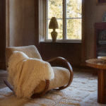 Ivory Soft Wool Throw Blanket - Image 4