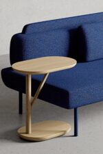 Porto Sculptural Ash Wooden Side Table - Image 3