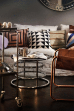 Elly Sunburst Velvet Cushion - Image 3