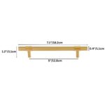 Grist Brass Knob & Pull Bar – Brushed Finish - Image 6