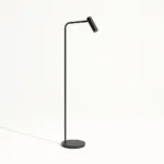 Mairis Floor Lamp — Slim Curved LED Task Light in Steel & Aluminum - Image 2
