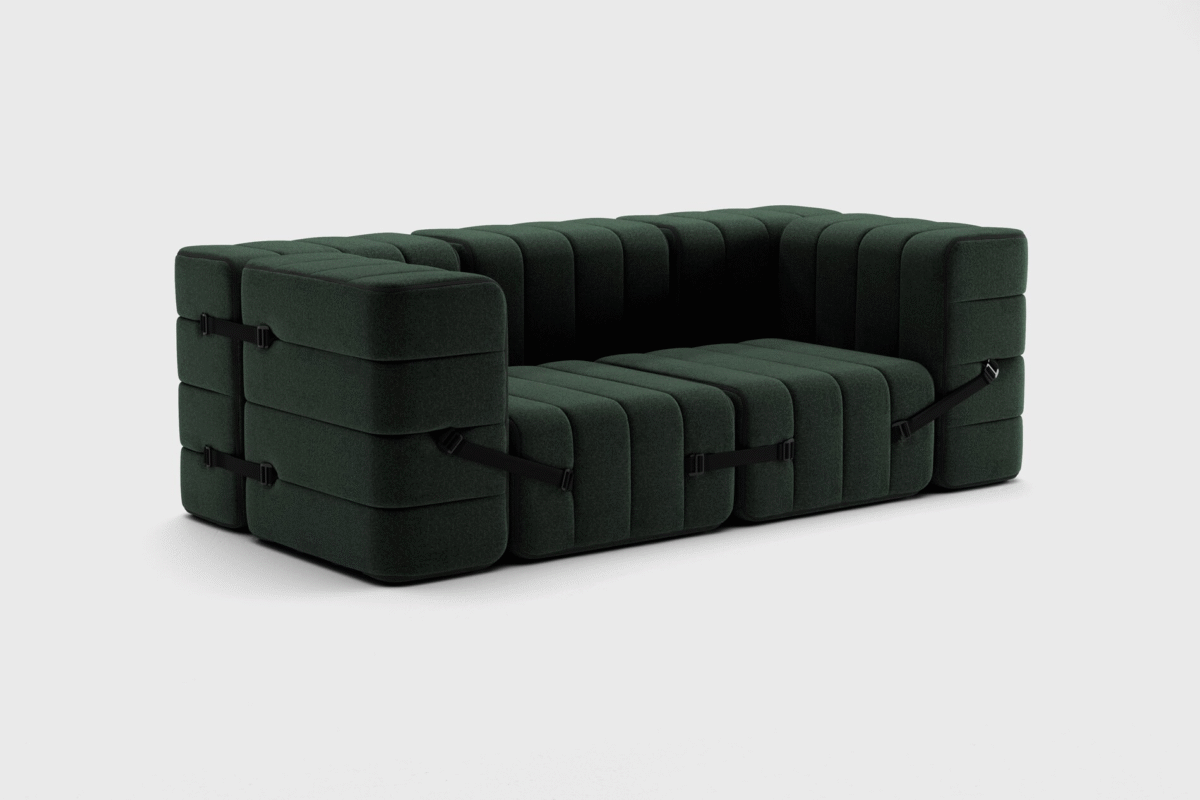 Curt Set 7 Modular Sofa — “Dama” Recycled Wool Blend Upholstery - Image 1