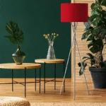 Leora Floor Lamp — Slim Iron Frame with Fabric Shade - Image 6