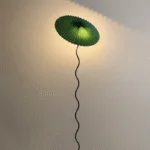 Squiggle Floor Lamp — Playful Wavy Stem with Empire Shade - Image 8