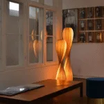 Modern Twist Floor Lamp — Sculptural Spiral LED Accent Light - Image 6