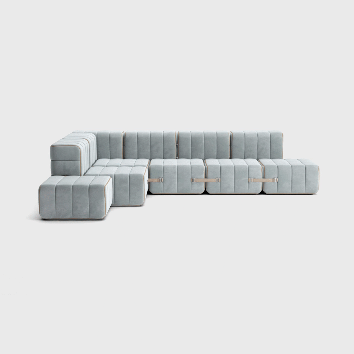Curt Set 12 Modular Sectional — “Barcelona” Velvet Comfort - Image 1