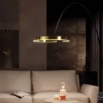 Halo Floor Lamp — Sculptural Ring-Style LED with Optional Bluetooth Control - Image 6