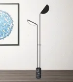 Vestra Floor Lamp — Dual‑Head Modern Iron Lamp with Marble Base - Image 4