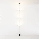 Keilana Floor‑to‑Ceiling Lamp — Conical Shades with Marble Counterweight - Image 23