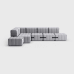 Curt Set 12 Modular Sofa — “Jet” Fabric Sectional (12-Module) - Image 9