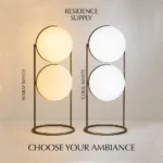 Rasu Floor Lamp — Tiered Sphere Design with Ambient Glow - Image 9
