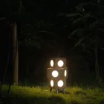 Akwida Floor Lamp — Sculptural Cherry Wood & LED Lighting - Image 7