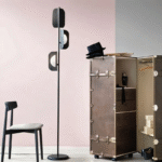 Ronelra Floor Lamp — Triple-Disc Acrylic & Marble LED Statement Piece - Image 3