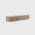 Curt 3-Module Modular Seating — “Barcelona” Velvet Fabric Trio - Image 8