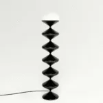Twirl Floor Lamp — Sculptural Zigzag LED in Sleek Metal Finish - Image 4