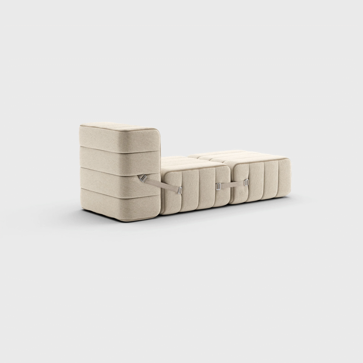 Curt 3-Module Modular Set — “Jet” Fabric Seating Transformation - Image 4