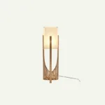 Zenic Floor Lamp — Organic Wood Frame with Fabric Shade - Image 13
