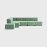 Curt Set 12 Modular Sectional — “Barcelona” Velvet Comfort - Image 2