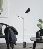 Vestra Floor Lamp — Dual‑Head Modern Iron Lamp with Marble Base