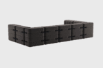 Curt Set 15 Modular Lounge — “Jet” Fabric Large Landscape Sofa - Image 9