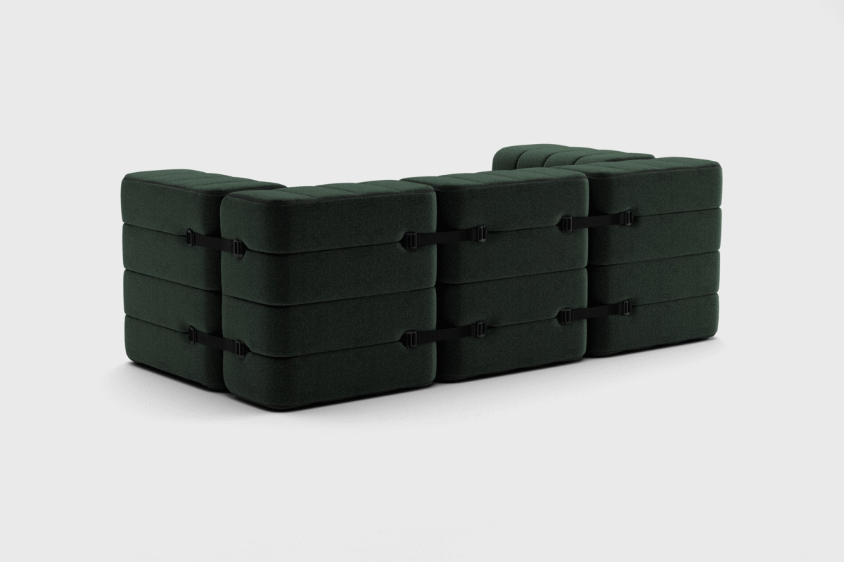 Curt Set 7 Modular Sofa — “Dama” Recycled Wool Blend Upholstery - Image 10