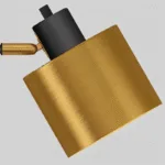 Valke Floor Lamp - Adjustable Rotary Shade on Sleek Iron Frame - Image 4