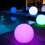 Globule Floor Lamp — Color-Changing LED Sphere in Weatherproof Polymer - Image 8