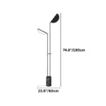 Vestra Floor Lamp — Dual‑Head Modern Iron Lamp with Marble Base - Image 7