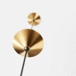 Keilana Floor‑to‑Ceiling Lamp — Conical Shades with Marble Counterweight - Image 16