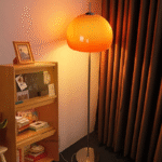 Canton Floor Lamp — Dome Glass Shade & Chrome LED Accent - Image 4
