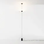 Keilana Floor‑to‑Ceiling Lamp — Conical Shades with Marble Counterweight - Image 13