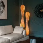 Modern Twist Floor Lamp — Sculptural Spiral LED Accent Light - Image 7
