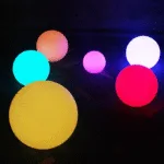 Globule Floor Lamp — Color-Changing LED Sphere in Weatherproof Polymer - Image 9