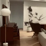 Galix Floor Lamp — Sleek Iron Frame with Ambient Fabric Shade - Image 11