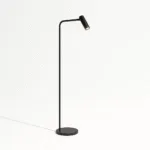 Mairis Floor Lamp — Slim Curved LED Task Light in Steel & Aluminum - Image 3