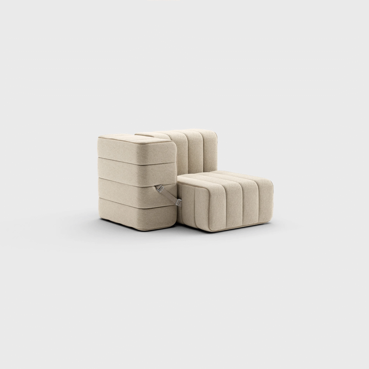 Curt 3-Module Modular Set — “Jet” Fabric Seating Transformation - Image 9