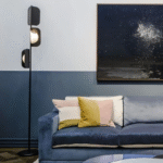 Ronelra Floor Lamp — Triple-Disc Acrylic & Marble LED Statement Piece - Image 2