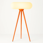 Dorjee Floor Lamp — Sculptural Globe Shade with Minimalist Frame - Image 3