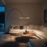Halo Floor Lamp — Sculptural Ring-Style LED with Optional Bluetooth Control
