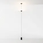 Keilana Floor‑to‑Ceiling Lamp — Conical Shades with Marble Counterweight - Image 17