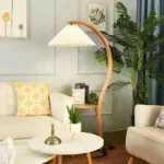 Skiastro Floor Lamp — Sculptural Beechwood & LED Lighting - Image 5
