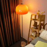 Canton Floor Lamp — Dome Glass Shade & Chrome LED Accent - Image 6