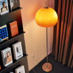 Canton Floor Lamp — Dome Glass Shade & Chrome LED Accent - Image 7