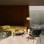 Galix Floor Lamp — Sleek Iron Frame with Ambient Fabric Shade - Image 8