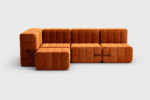 Curt Set 9 Modular Sofa — “Barcelona” Velvet 9-Module Family Lounge - Image 5