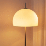Canton Floor Lamp — Dome Glass Shade & Chrome LED Accent - Image 8