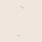 Mairis Floor Lamp — Slim Curved LED Task Light in Steel & Aluminum - Image 6