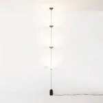 Keilana Floor‑to‑Ceiling Lamp — Conical Shades with Marble Counterweight - Image 25