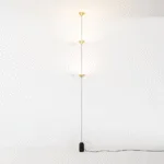 Keilana Floor‑to‑Ceiling Lamp — Conical Shades with Marble Counterweight - Image 24