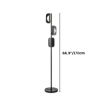 Ronelra Floor Lamp — Triple-Disc Acrylic & Marble LED Statement Piece - Image 9